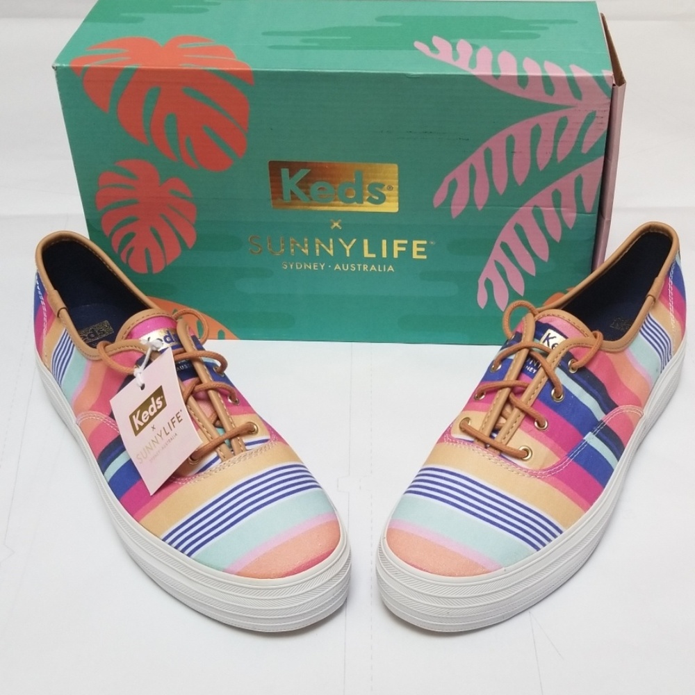 Keds Triple Sunny Life Stripe Size 11